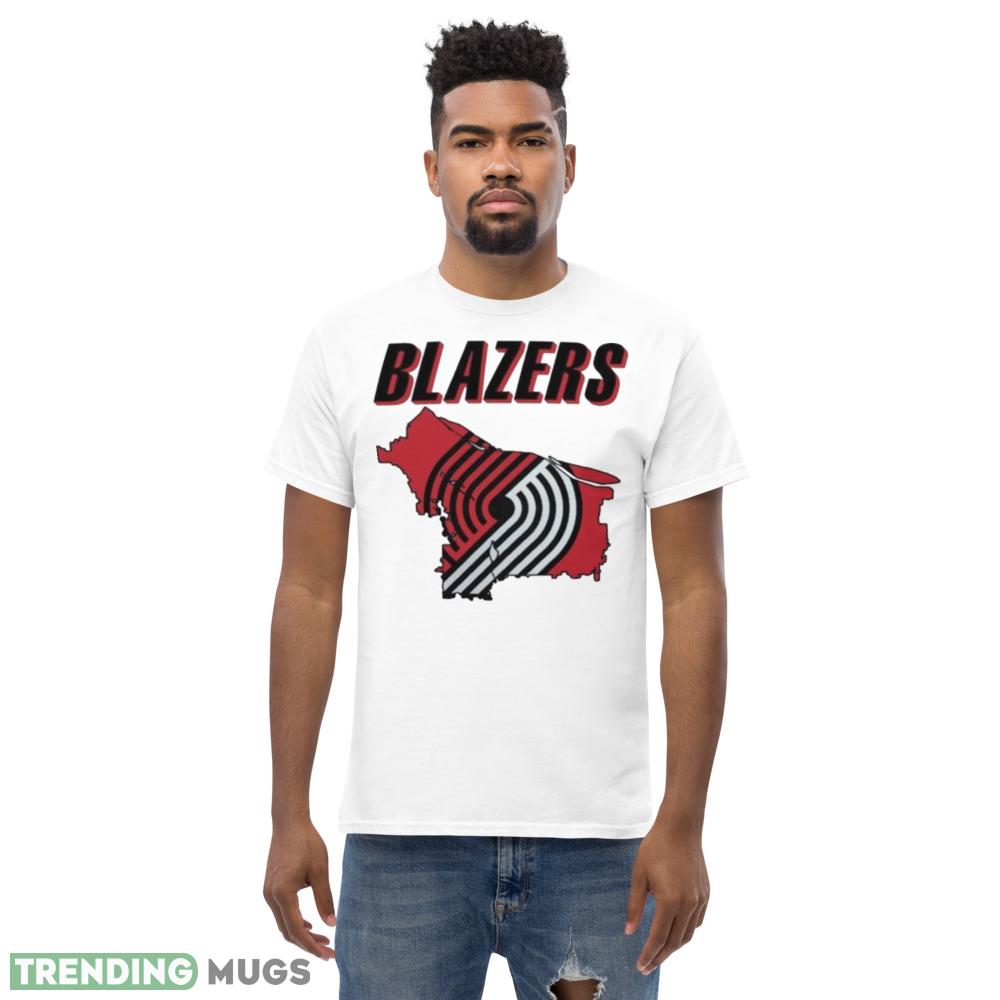 Portland Trail Blazers Basketball Map Logo 2023 Shirt Light Shirt Portland Trail Blazers Basketball Map Logo 2023 Shirt Light Shirt