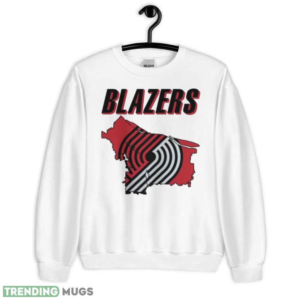 Portland Trail Blazers Basketball Map Logo 2023 Shirt - 18000 Unisex Heavy Blend Crewneck Sweatshirt Portland Trail Blazers Basketball Map Logo 2023 Shirt - 18000 Unisex Heavy Blend Crewneck Sweatshirt
