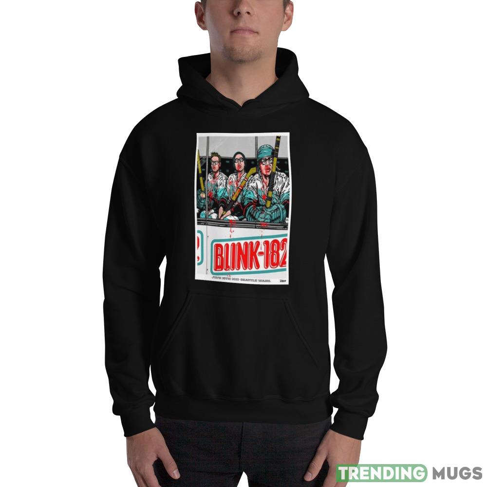 Poster Blink 182 06 25, 2023 Climate Pledge Arena, Washington Event Shirt Dark Shirt Poster Blink 182 06 25, 2023 Climate Pledge Arena, Washington Event Shirt Dark Shirt