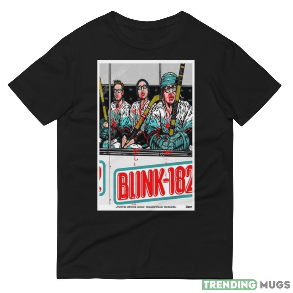 Poster Blink 182 06 25, 2023 Climate Pledge Arena, Washington Event Shirt Dark Shirt Poster Blink 182 06 25, 2023 Climate Pledge Arena, Washington Event Shirt Dark Shirt
