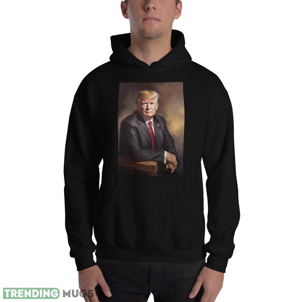 President Trump Portrait Classic T Shirt 2 Printed Gift For Donal Trump Dark Shirt President Trump Portrait Classic T Shirt 2 Printed Gift For Donal Trump Dark Shirt