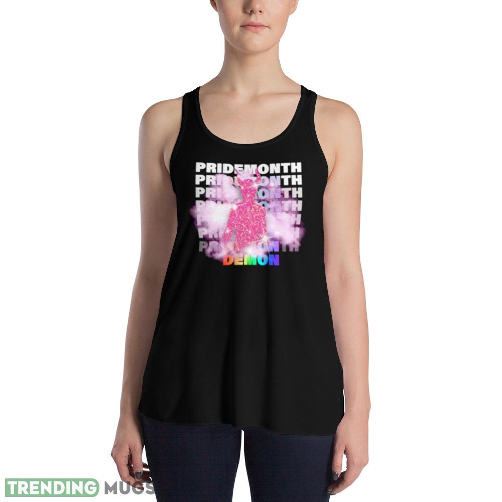 Pridemonth demon Mockup Black T Shirt Dark Shirt Pridemonth demon Mockup Black T Shirt Dark Shirt