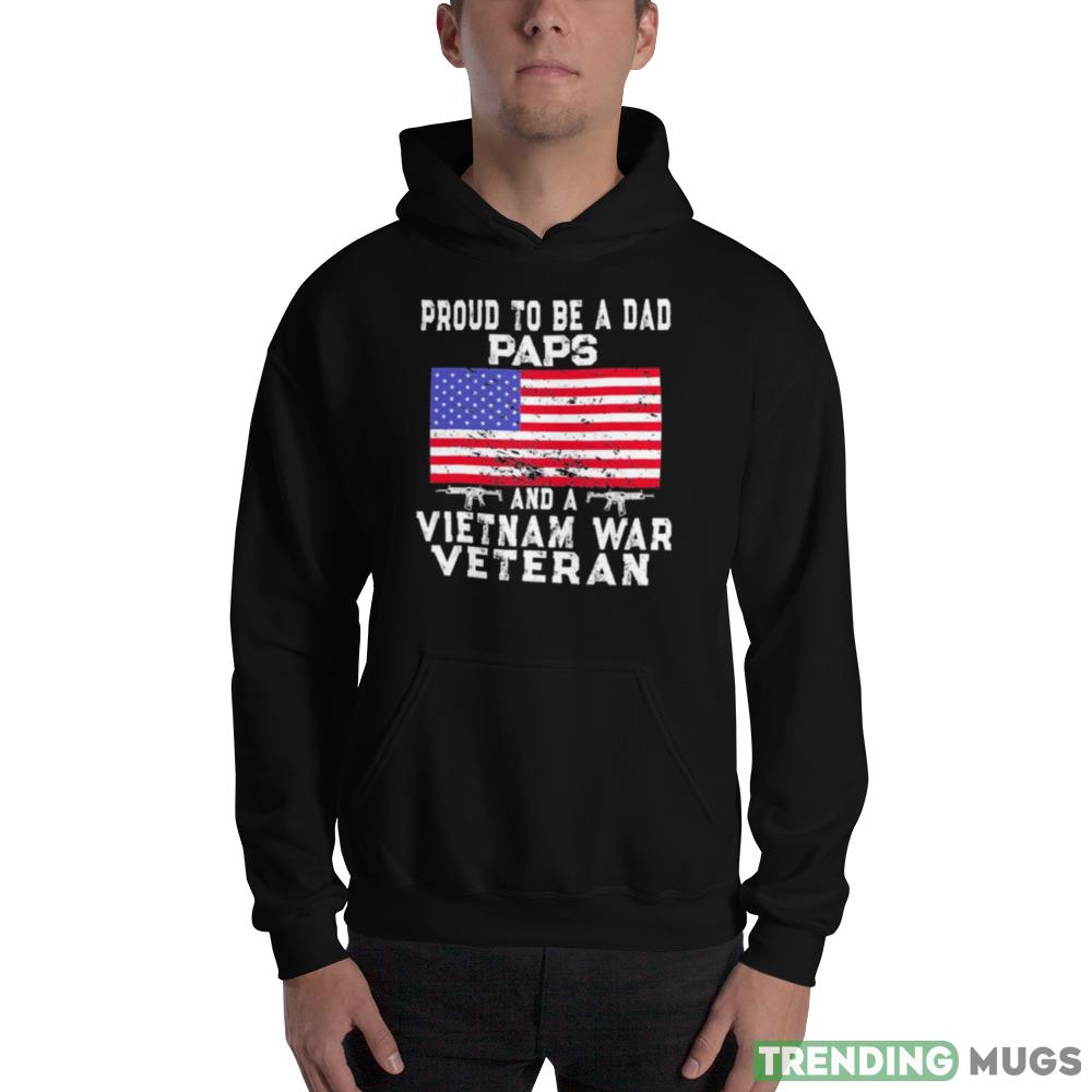 Proud Dad Paps Vietnam Veteran Retro Us Flag Grandpa Shirt Dark Shirt Proud Dad Paps Vietnam Veteran Retro Us Flag Grandpa Shirt Dark Shirt