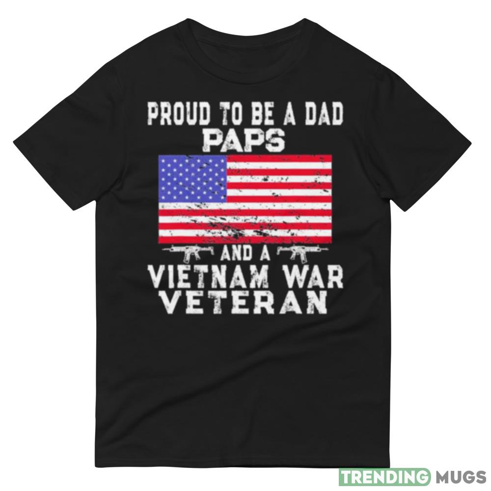 Proud Dad Paps Vietnam Veteran Retro Us Flag Grandpa Shirt Dark Shirt Proud Dad Paps Vietnam Veteran Retro Us Flag Grandpa Shirt Dark Shirt