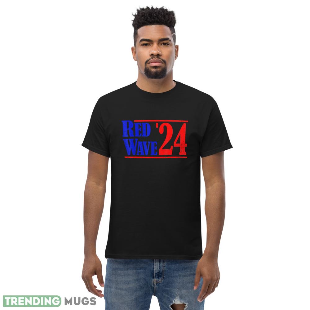 Red Wave '24 Vote Republican 2024 Red Wave Classic T Shirt Dark Shirt Red Wave '24 Vote Republican 2024 Red Wave Classic T Shirt Dark Shirt