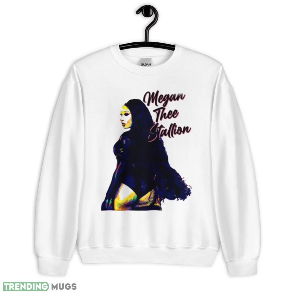 Retro Art Funny Megan Thee Stallion Shirt - 18000 Unisex Heavy Blend Crewneck Sweatshirt Retro Art Funny Megan Thee Stallion Shirt - 18000 Unisex Heavy Blend Crewneck Sweatshirt