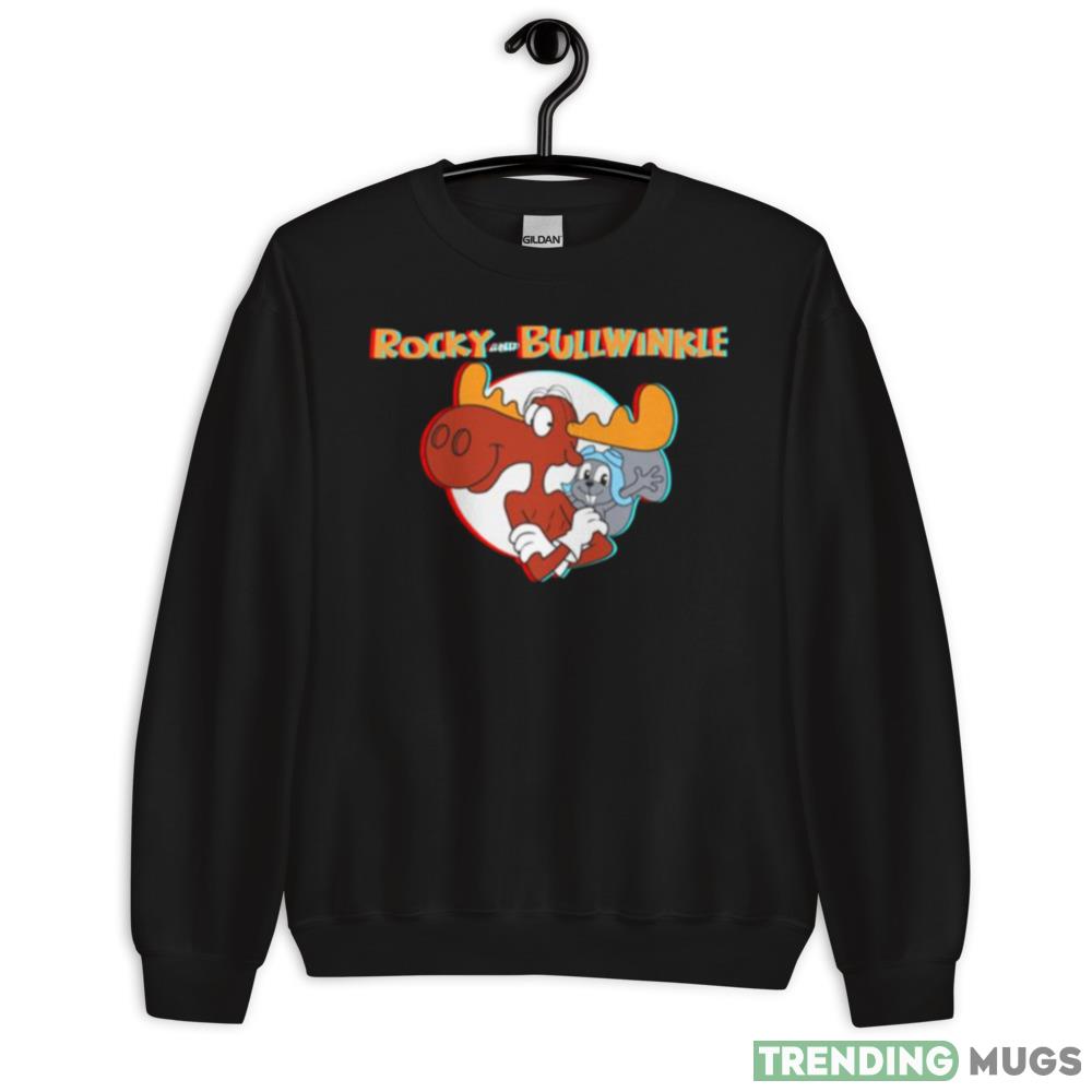 Rocky & Bullwinkle Glintch Design Design T Shirt - 18000 Unisex Heavy Blend Crewneck Sweatshirt Rocky & Bullwinkle Glintch Design Design T Shirt - 18000 Unisex Heavy Blend Crewneck Sweatshirt