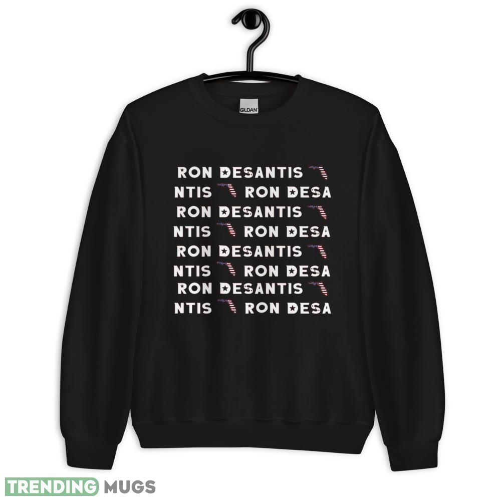 Ron DeSantis Pattern White 2024 Design for President Florida Classic T Shirt - 18000 Unisex Heavy Blend Crewneck Sweatshirt Ron DeSantis Pattern White 2024 Design for President Florida Classic T Shirt - 18000 Unisex Heavy Blend Crewneck Sweatshirt