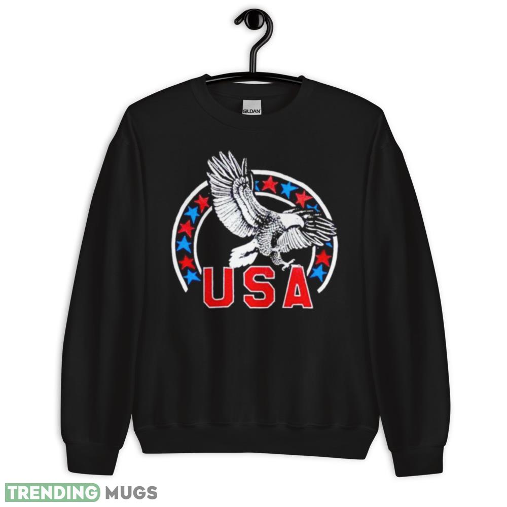 SA bald eagle Black T Shirt For Men And Women - 18000 Unisex Heavy Blend Crewneck Sweatshirt SA bald eagle Black T Shirt For Men And Women - 18000 Unisex Heavy Blend Crewneck Sweatshirt