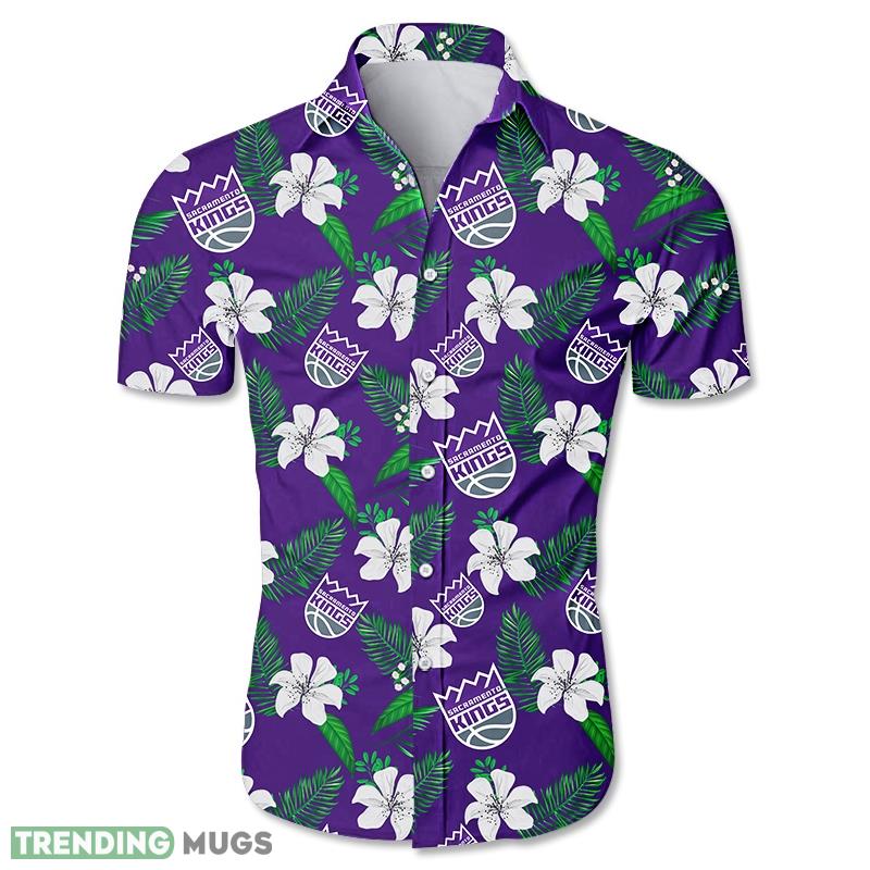Sacramento Kings Hawaiian shirt Flower Men And Women For Fans - Sacramento Kings Hawaiian shirt Tropical Flower summer_1 Sacramento Kings Hawaiian shirt Flower Men And Women For Fans - Sacramento Kings Hawaiian shirt Tropical Flower summer_1
