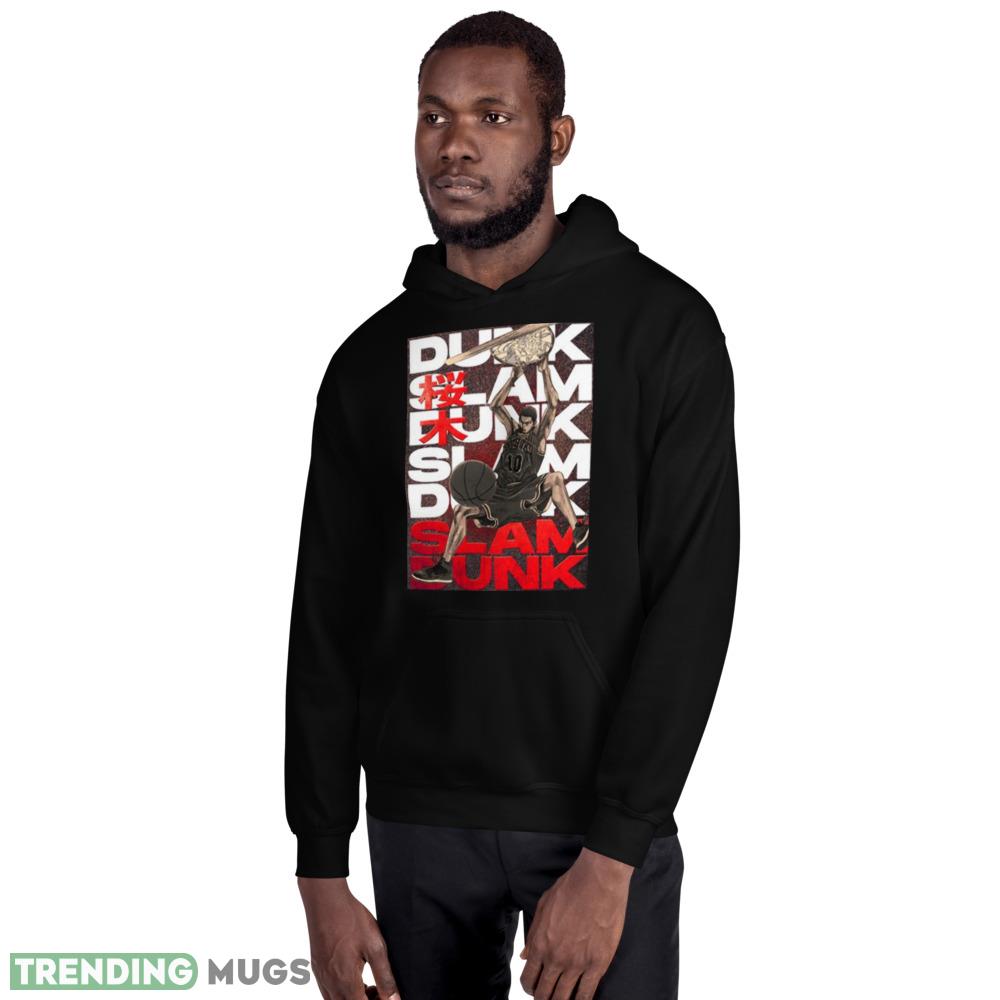 Sakuragi Slam Dunk Basketball Anime Mockup Black T Shirt Dark Shirt Sakuragi Slam Dunk Basketball Anime Mockup Black T Shirt Dark Shirt