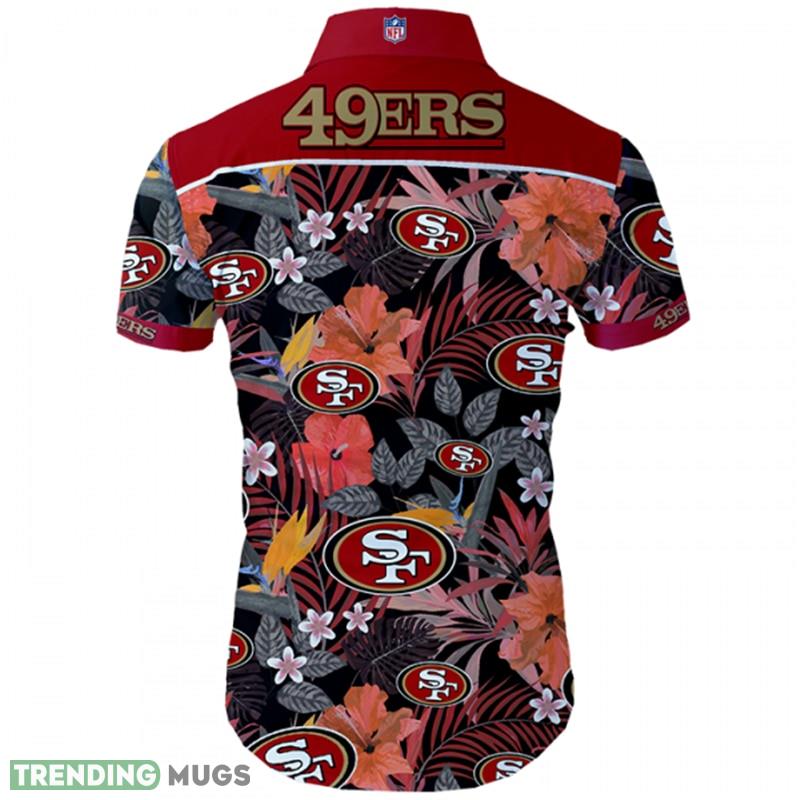 San Francisco 49ers Hawaiian Shirt Flower Men And Women For Fans Hawaiian Shirt San Francisco 49ers Hawaiian Shirt Flower Men And Women For Fans Hawaiian Shirt