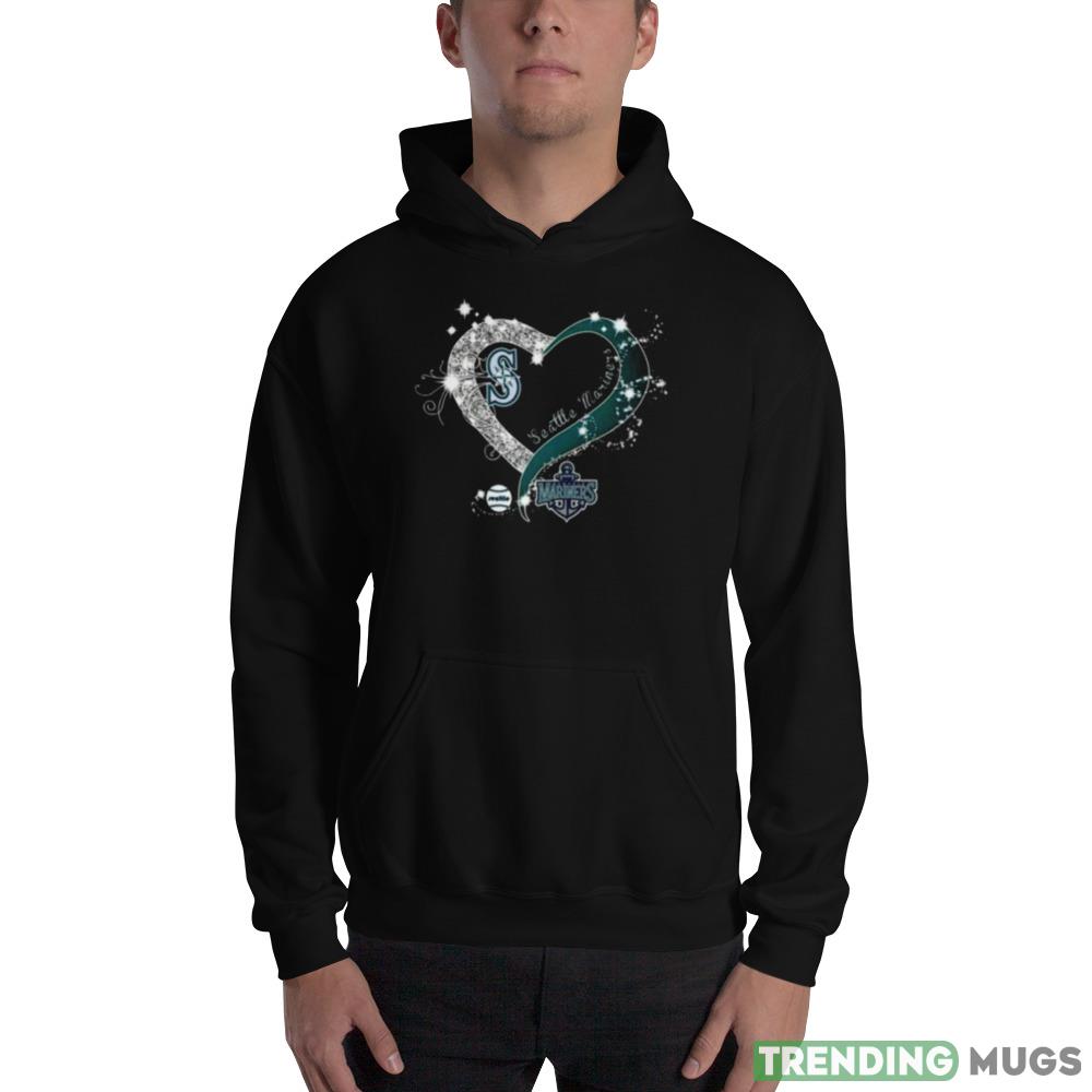 Seattle Mariners Baseball Glitter Heart 2023 shirt Dark Shirt Seattle Mariners Baseball Glitter Heart 2023 shirt Dark Shirt