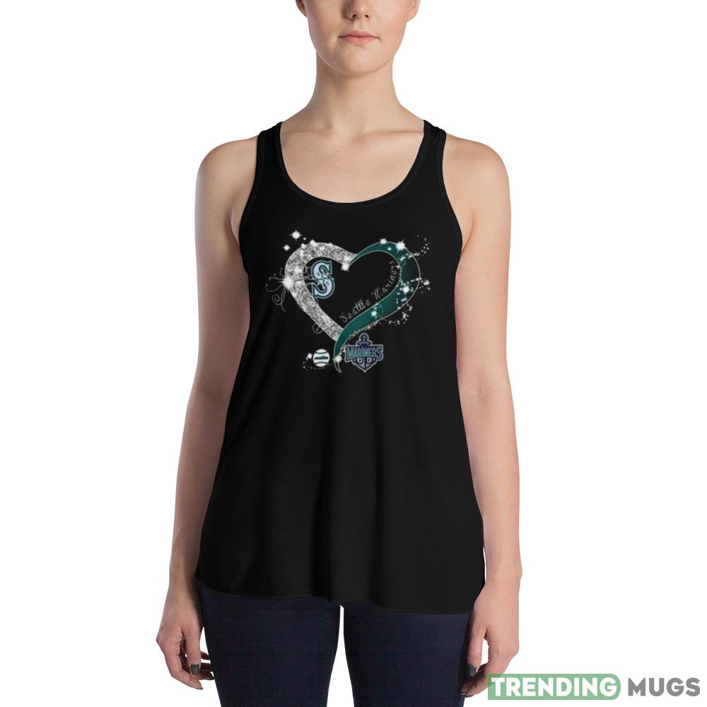 Seattle Mariners Baseball Glitter Heart 2023 shirt Dark Shirt Seattle Mariners Baseball Glitter Heart 2023 shirt Dark Shirt