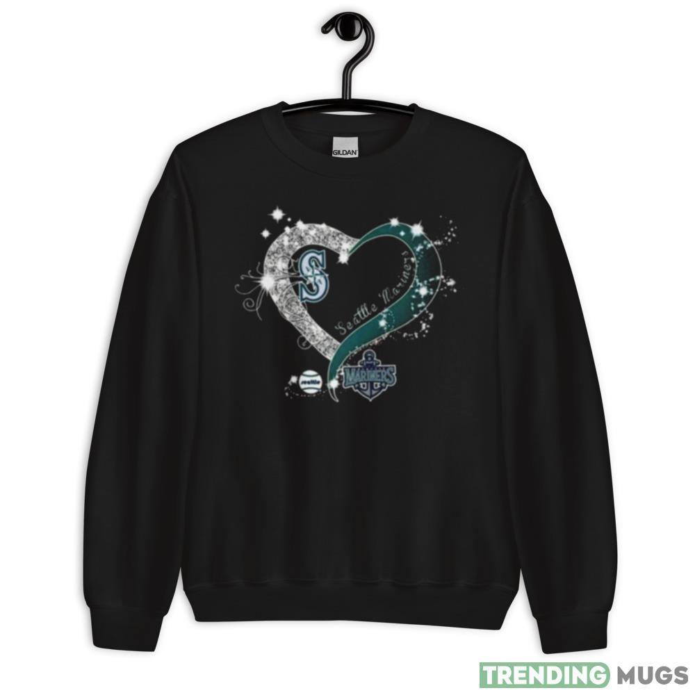 Seattle Mariners Baseball Glitter Heart 2023 shirt - 18000 Unisex Heavy Blend Crewneck Sweatshirt Seattle Mariners Baseball Glitter Heart 2023 shirt - 18000 Unisex Heavy Blend Crewneck Sweatshirt