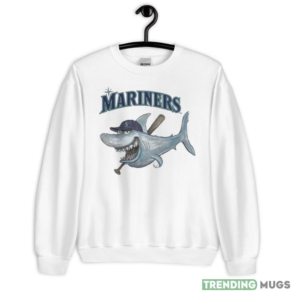 Seattle Mariners Shark 2023 Shirt - 18000 Unisex Heavy Blend Crewneck Sweatshirt Seattle Mariners Shark 2023 Shirt - 18000 Unisex Heavy Blend Crewneck Sweatshirt
