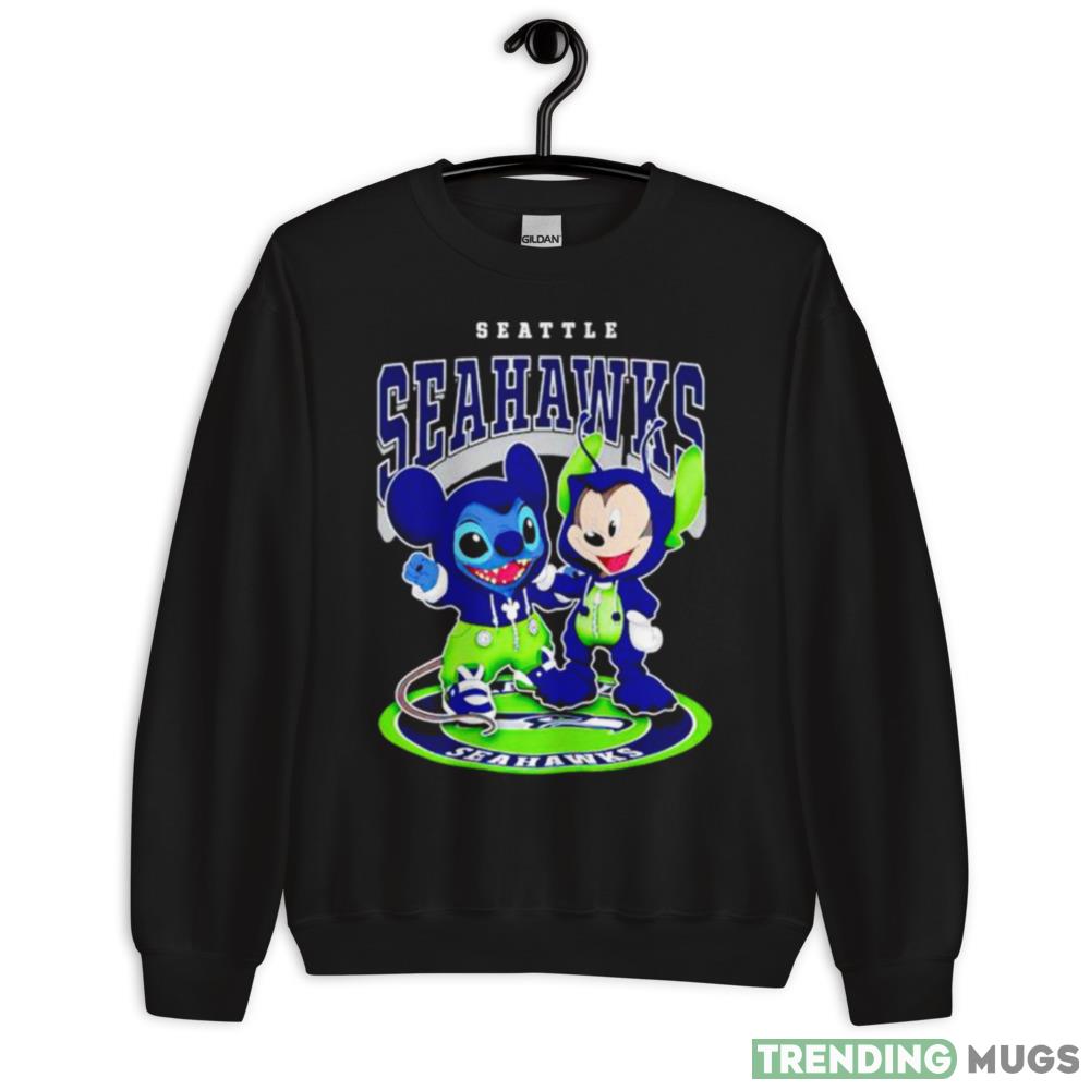 seattle Seahawks baseball stitch and mickey shirt - 18000 Unisex Heavy Blend Crewneck Sweatshirt seattle Seahawks baseball stitch and mickey shirt - 18000 Unisex Heavy Blend Crewneck Sweatshirt