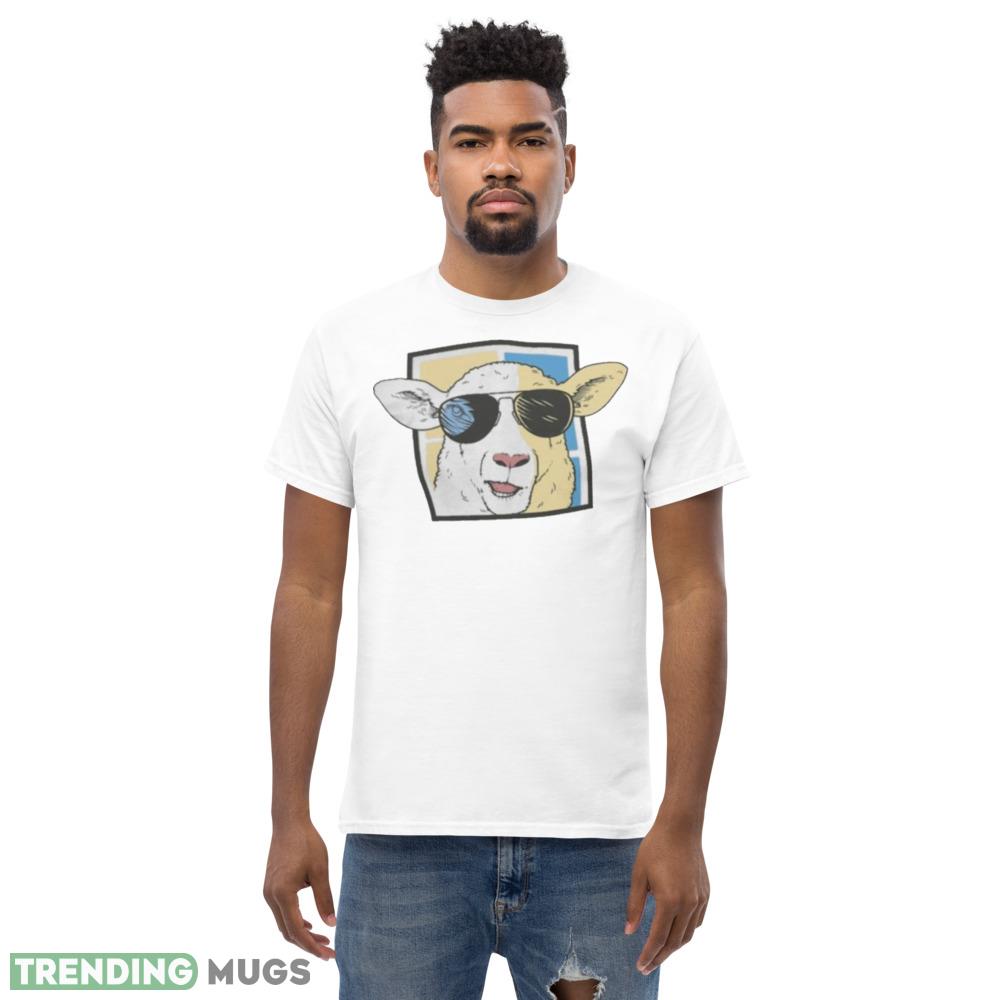 Sheep With Glasses White T Shirt Light Shirt Sheep With Glasses White T Shirt Light Shirt