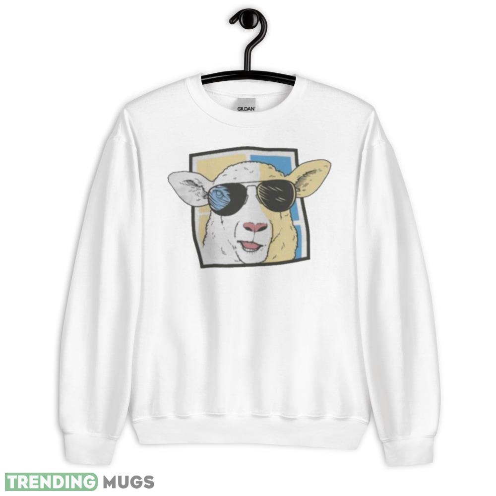 Sheep With Glasses White T Shirt - 18000 Unisex Heavy Blend Crewneck Sweatshirt Sheep With Glasses White T Shirt - 18000 Unisex Heavy Blend Crewneck Sweatshirt