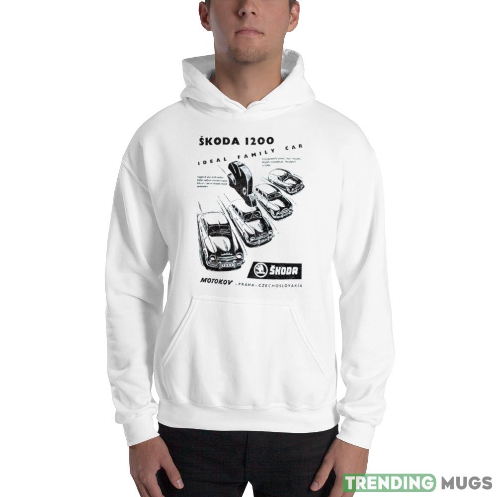 Skoda 1200 Vintage Car White T Shirt Light Shirt Skoda 1200 Vintage Car White T Shirt Light Shirt