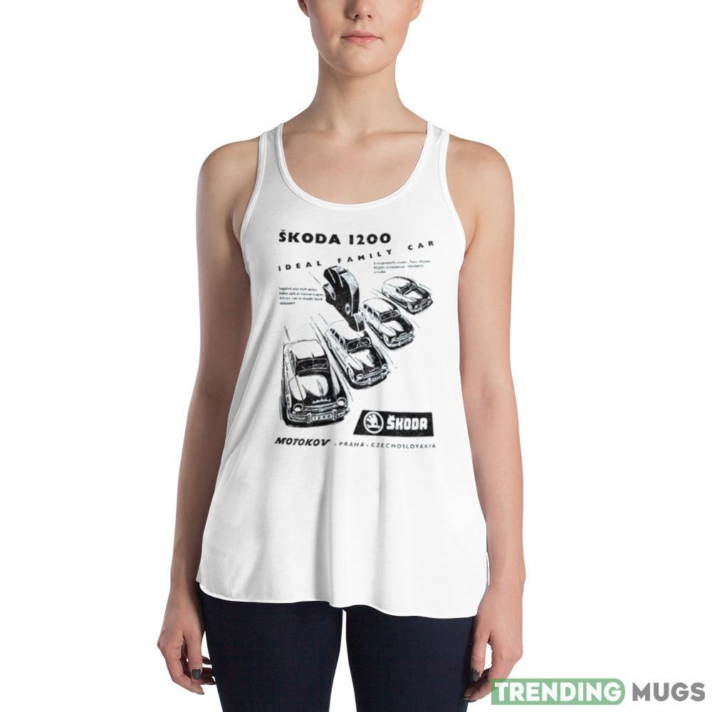 Skoda 1200 Vintage Car White T Shirt Light Shirt Skoda 1200 Vintage Car White T Shirt Light Shirt