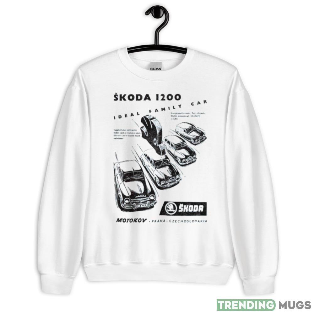Skoda 1200 Vintage Car White T Shirt - 18000 Unisex Heavy Blend Crewneck Sweatshirt Skoda 1200 Vintage Car White T Shirt - 18000 Unisex Heavy Blend Crewneck Sweatshirt