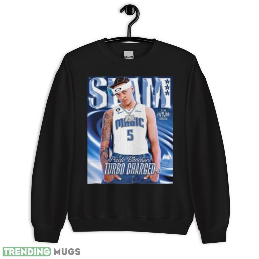 Slam 244 Paolo Banchero Turbo Charged Shirt - 18000 Unisex Heavy Blend Crewneck Sweatshirt Slam 244 Paolo Banchero Turbo Charged Shirt - 18000 Unisex Heavy Blend Crewneck Sweatshirt