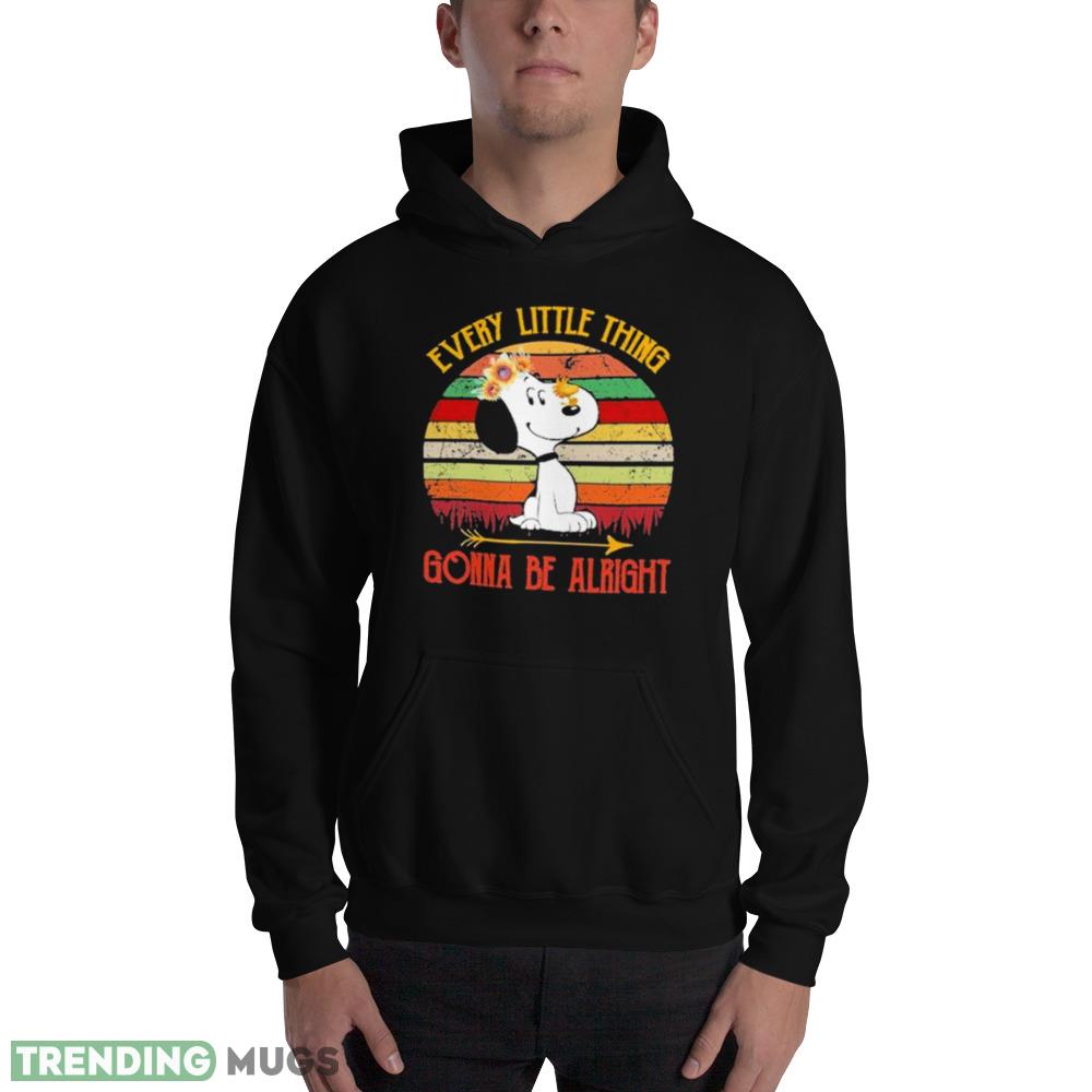 Snoopy Every Little Thing Gonna Be Alright Vintage Shirt Dark Shirt Snoopy Every Little Thing Gonna Be Alright Vintage Shirt Dark Shirt