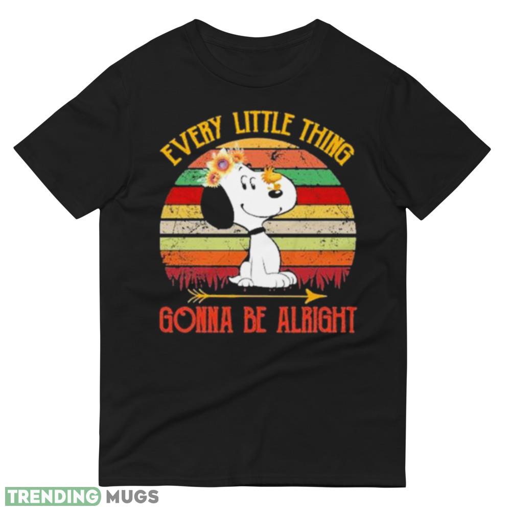 Snoopy Every Little Thing Gonna Be Alright Vintage Shirt Dark Shirt Snoopy Every Little Thing Gonna Be Alright Vintage Shirt Dark Shirt