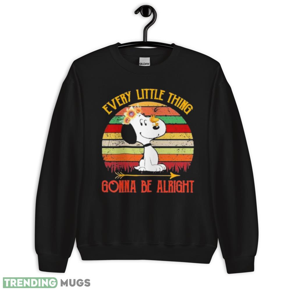 Snoopy Every Little Thing Gonna Be Alright Vintage Shirt - 18000 Unisex Heavy Blend Crewneck Sweatshirt Snoopy Every Little Thing Gonna Be Alright Vintage Shirt - 18000 Unisex Heavy Blend Crewneck Sweatshirt