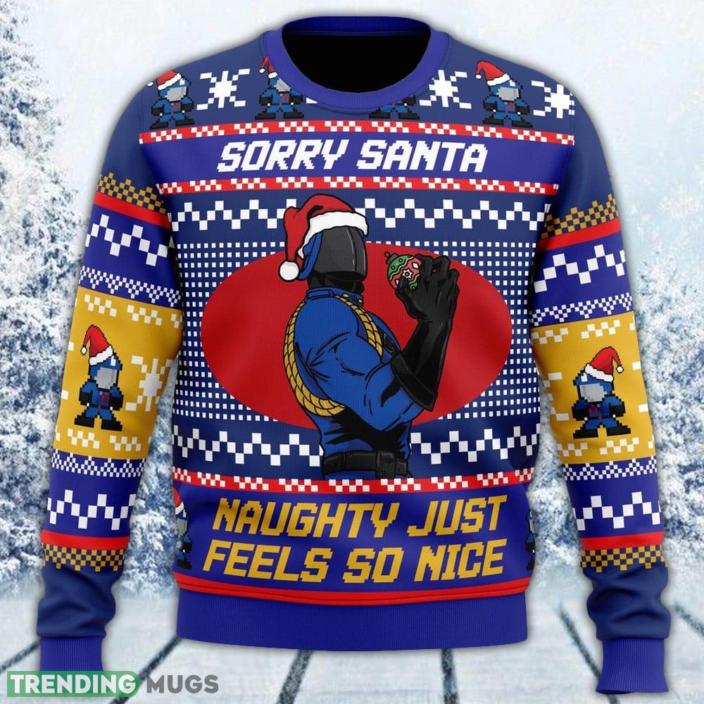 Sorry Santa Cobra Commander GI Joe Ugly Sweater Men And Women Gift For Christmas - Sorry Santa Cobra Commander GI Joe Ugly Christmas Sweater_1 Sorry Santa Cobra Commander GI Joe Ugly Sweater Men And Women Gift For Christmas - Sorry Santa Cobra Commander GI Joe Ugly Christmas Sweater_1