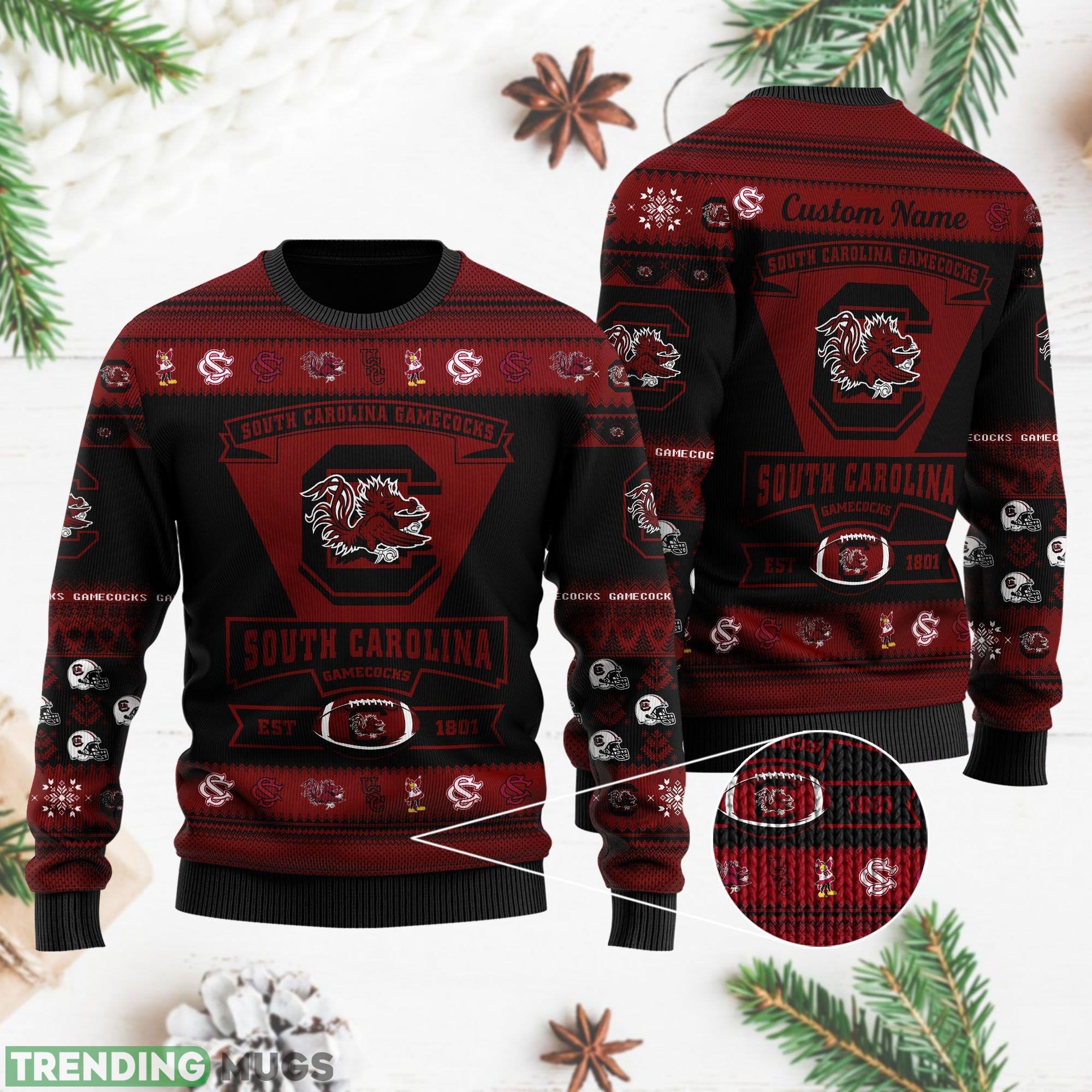 South Carolina Gamecocks Football Team Logo Personalized Name Sweater Gift For Christmas - South Carolina Gamecocks Football Team Logo Personalized Name Sweater Gift For Christmas South Carolina Gamecocks Football Team Logo Personalized Name Sweater Gift For Christmas - South Carolina Gamecocks Football Team Logo Personalized Name Sweater Gift For Christmas