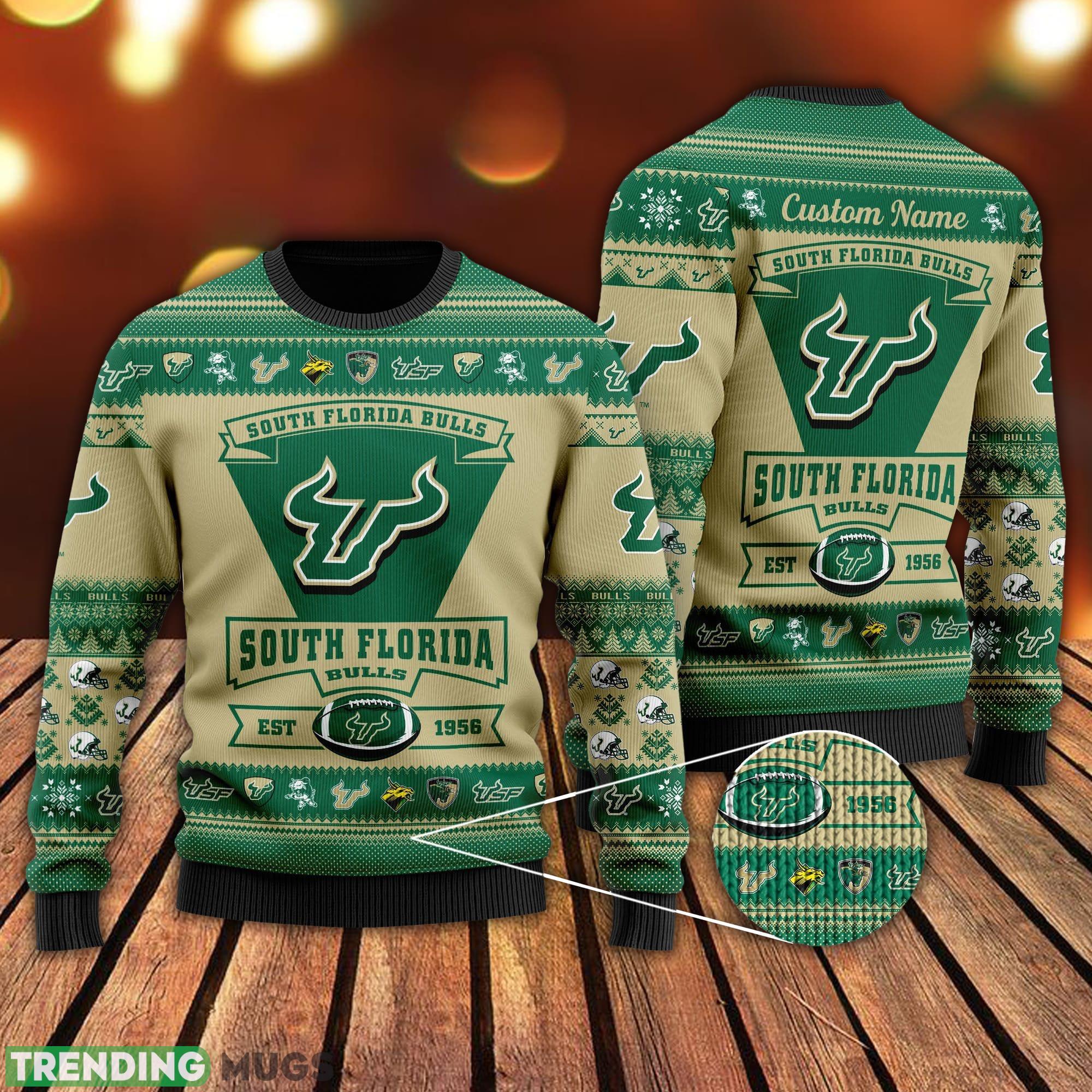 South Florida Bulls Football Team Logo Personalized Name Sweater Gift For Christmas - South Florida Bulls Football Team Logo Personalized Name Sweater Gift For Christmas South Florida Bulls Football Team Logo Personalized Name Sweater Gift For Christmas - South Florida Bulls Football Team Logo Personalized Name Sweater Gift For Christmas