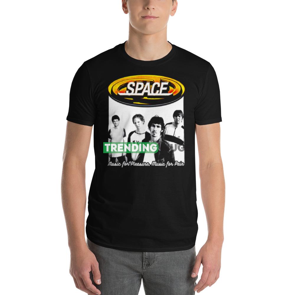 Space Vintage Style 90s Pulp Band shirt Dark Shirt Space Vintage Style 90s Pulp Band shirt Dark Shirt