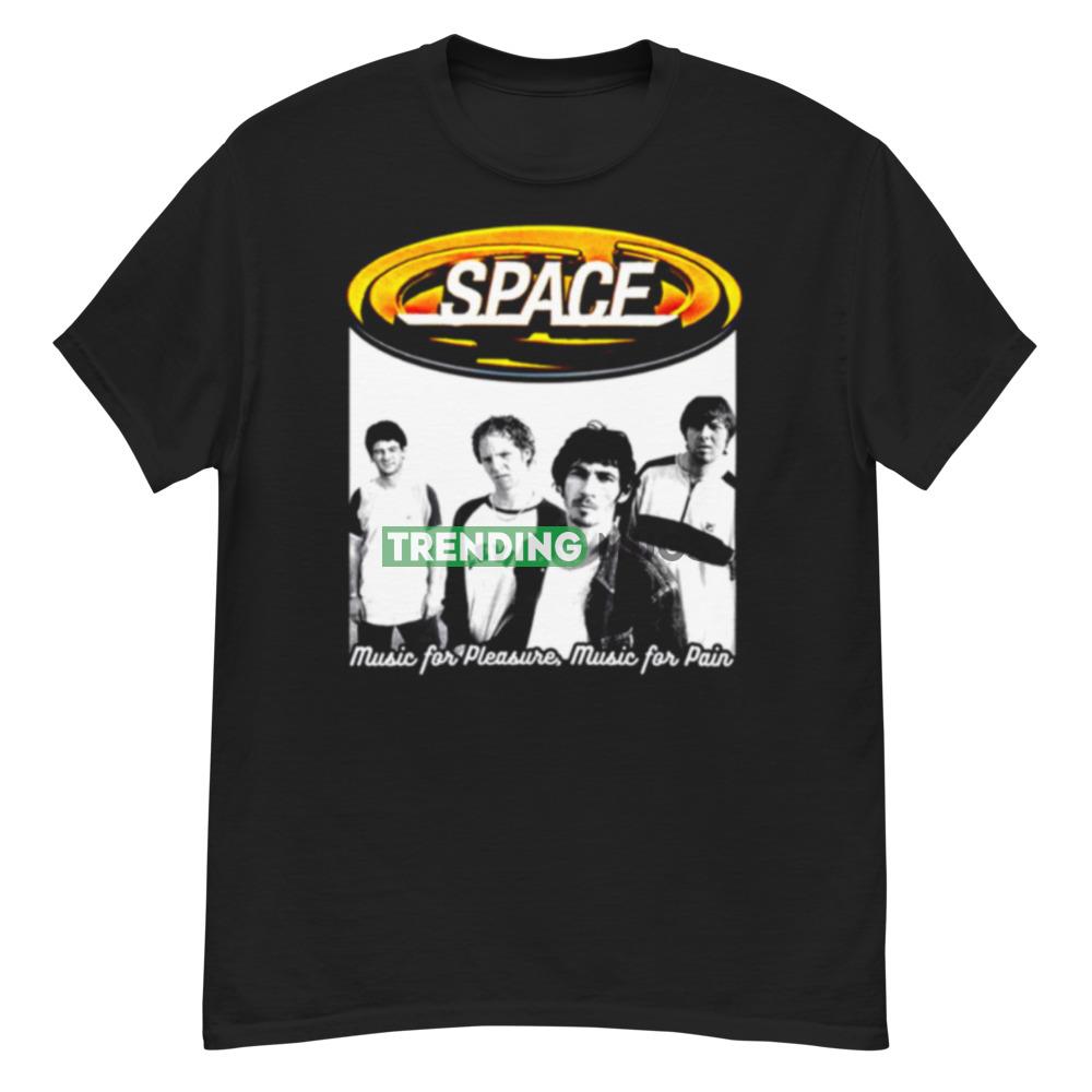 Space Vintage Style 90s Pulp Band shirt Dark Shirt Space Vintage Style 90s Pulp Band shirt Dark Shirt
