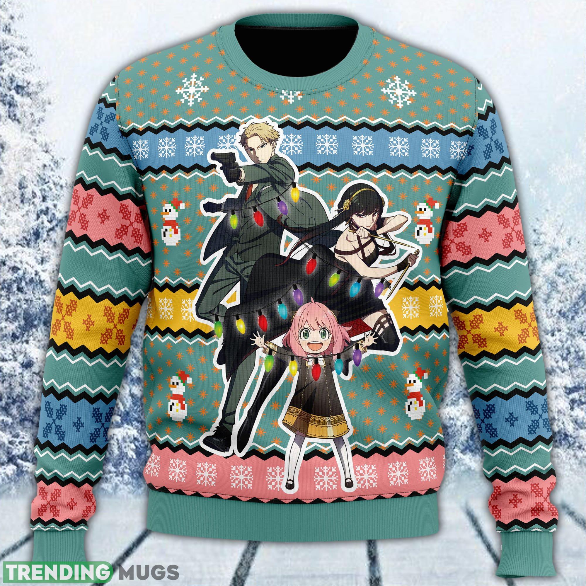 Spy Xmas Family Spy x Family Ugly Sweater Men And Women Gift For Christmas - Spy Xmas Family Spy x Family Ugly Christmas Sweater_1 Spy Xmas Family Spy x Family Ugly Sweater Men And Women Gift For Christmas - Spy Xmas Family Spy x Family Ugly Christmas Sweater_1