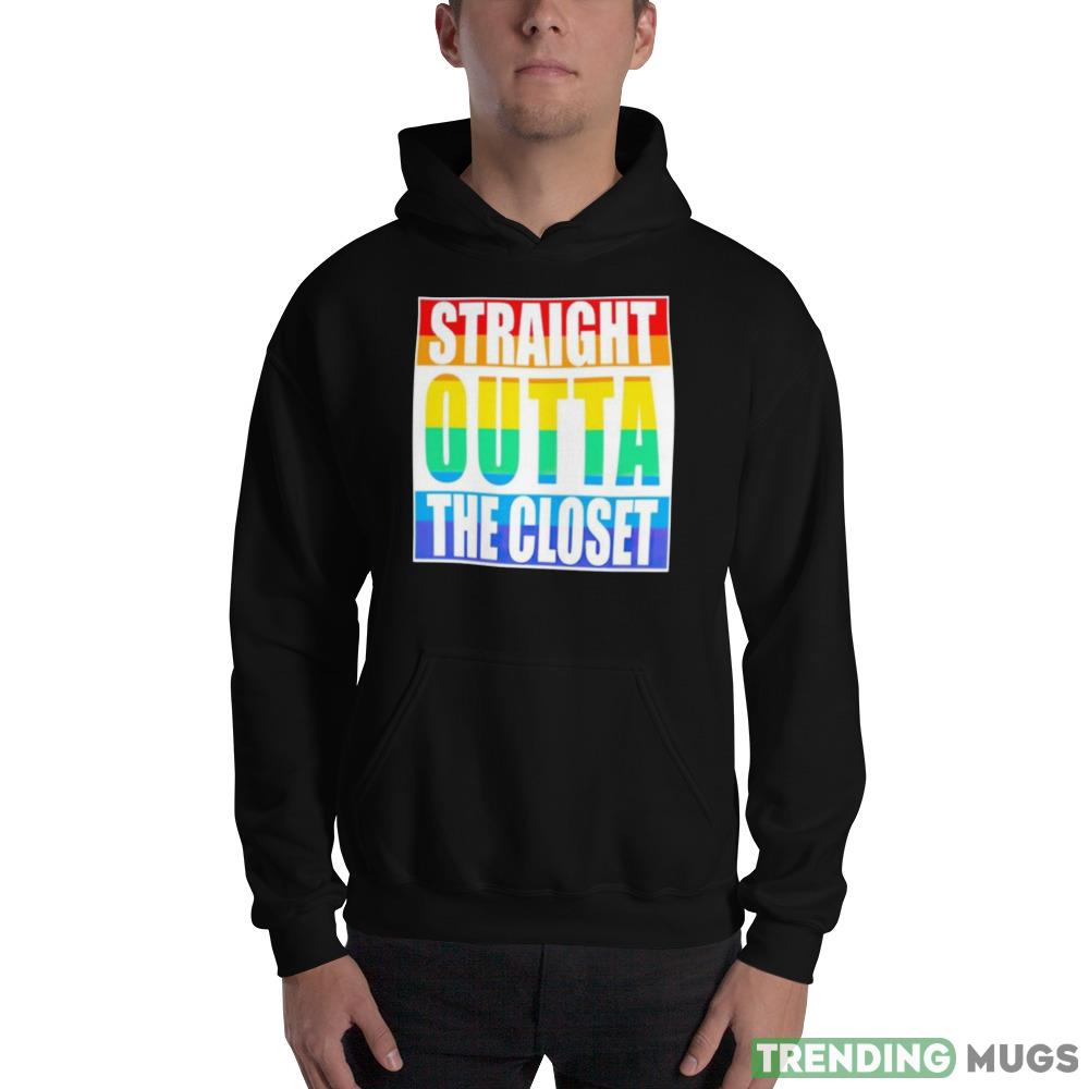 Straight outta the closet shirt Dark Shirt Straight outta the closet shirt Dark Shirt