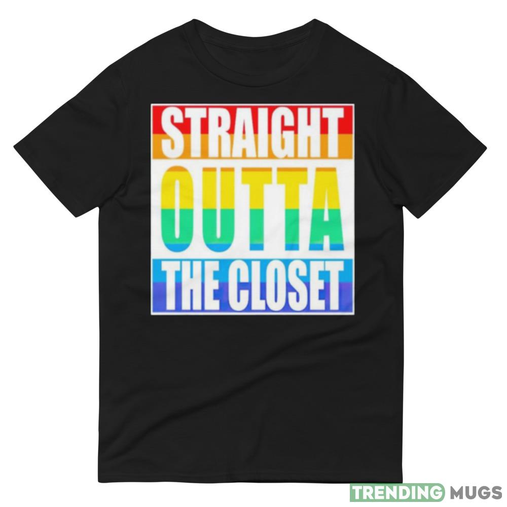 Straight outta the closet shirt Dark Shirt Straight outta the closet shirt Dark Shirt