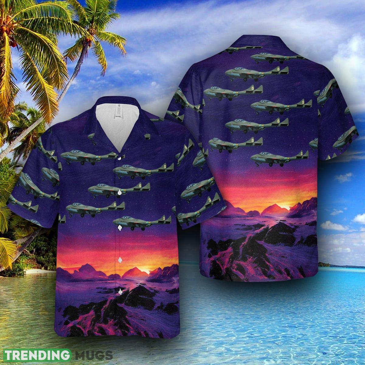 Swedish Air Force De Havilland DH-115 Vampire T11 Hawaiian Shirt For Men And Women - Swedish Air Force De Havilland DH-115 Vampire T11 Hawaiian Shirt For Men And Women Swedish Air Force De Havilland DH-115 Vampire T11 Hawaiian Shirt For Men And Women - Swedish Air Force De Havilland DH-115 Vampire T11 Hawaiian Shirt For Men And Women