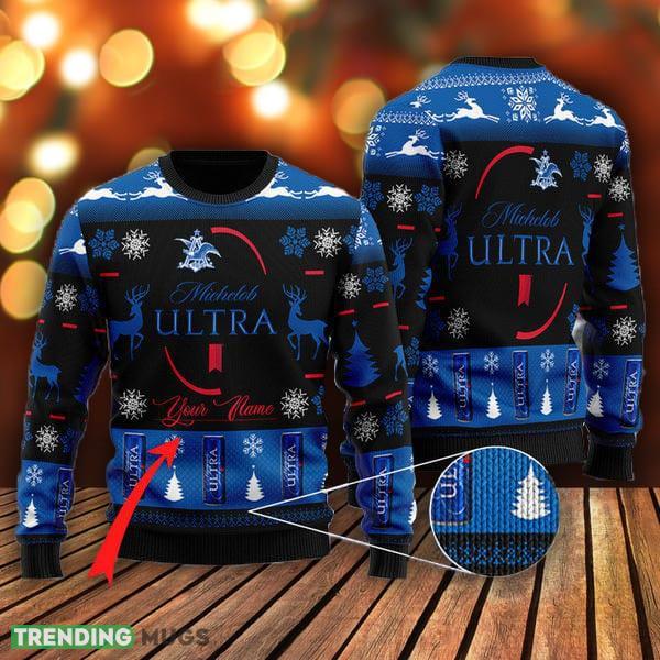 Sweety Michelob ULTRA Christmas Ugly Sweater Custom Name Gift For Christmas - Sweety Michelob ULTRA Christmas Ugly Sweater Custom Name Gift For Christmas Sweety Michelob ULTRA Christmas Ugly Sweater Custom Name Gift For Christmas - Sweety Michelob ULTRA Christmas Ugly Sweater Custom Name Gift For Christmas