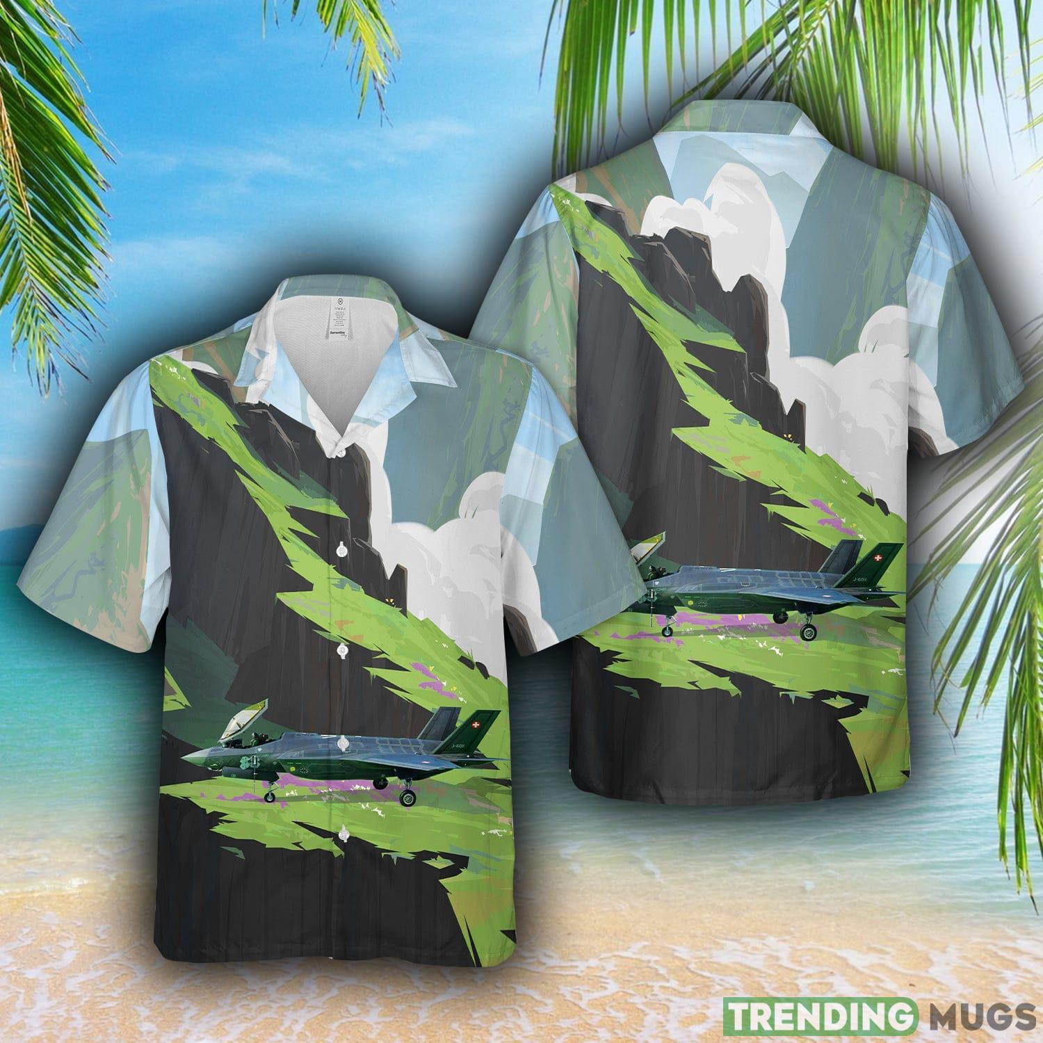 Swiss Air Force F35 Hawaiian Shirt For Men And Women - Swiss Air Force F35 Hawaiian Shirt For Men And Women Swiss Air Force F35 Hawaiian Shirt For Men And Women - Swiss Air Force F35 Hawaiian Shirt For Men And Women