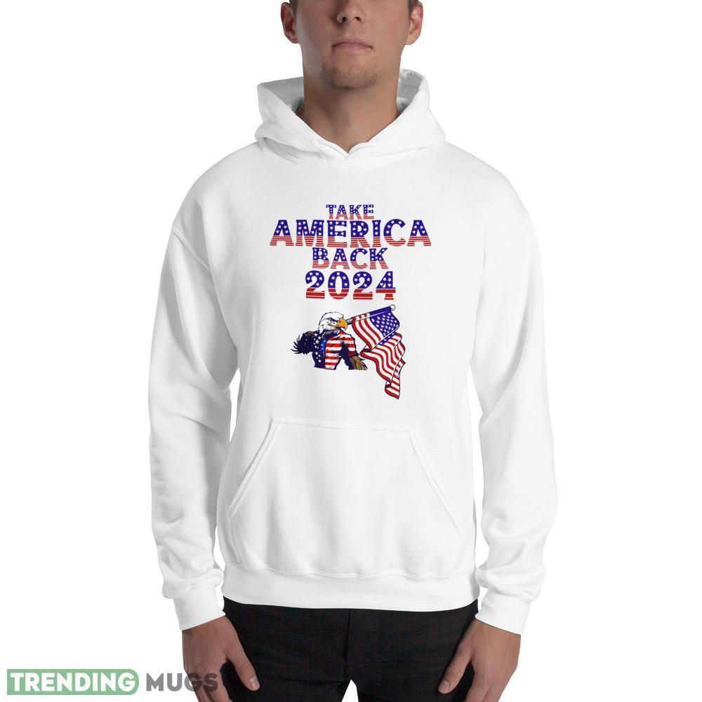 Take America Back 2024 American Eagle Holding Flag Essential T Shirt 3 Light Shirt Take America Back 2024 American Eagle Holding Flag Essential T Shirt 3 Light Shirt