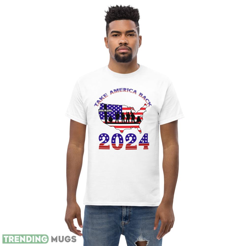 Take America Back 2024 God Bless America Essential T Shirt Light Shirt Take America Back 2024 God Bless America Essential T Shirt Light Shirt