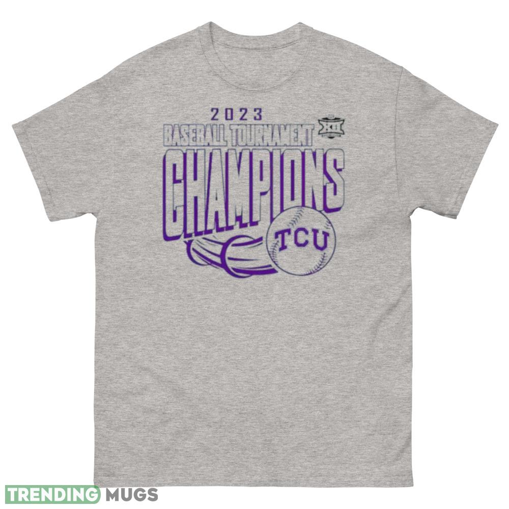 TCU Horned Frogs 2023 Baseball Conference Tournament Champions Big Ten Shirt - 500 Men’s Classic Tee Gildan TCU Horned Frogs 2023 Baseball Conference Tournament Champions Big Ten Shirt - 500 Men’s Classic Tee Gildan