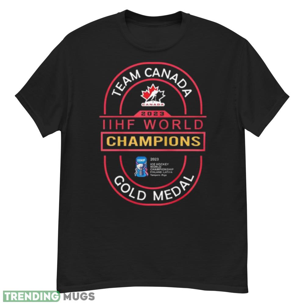 Team Canada 2023 IIHF World Champions Gold Medal shirt Dark Shirt Team Canada 2023 IIHF World Champions Gold Medal shirt Dark Shirt