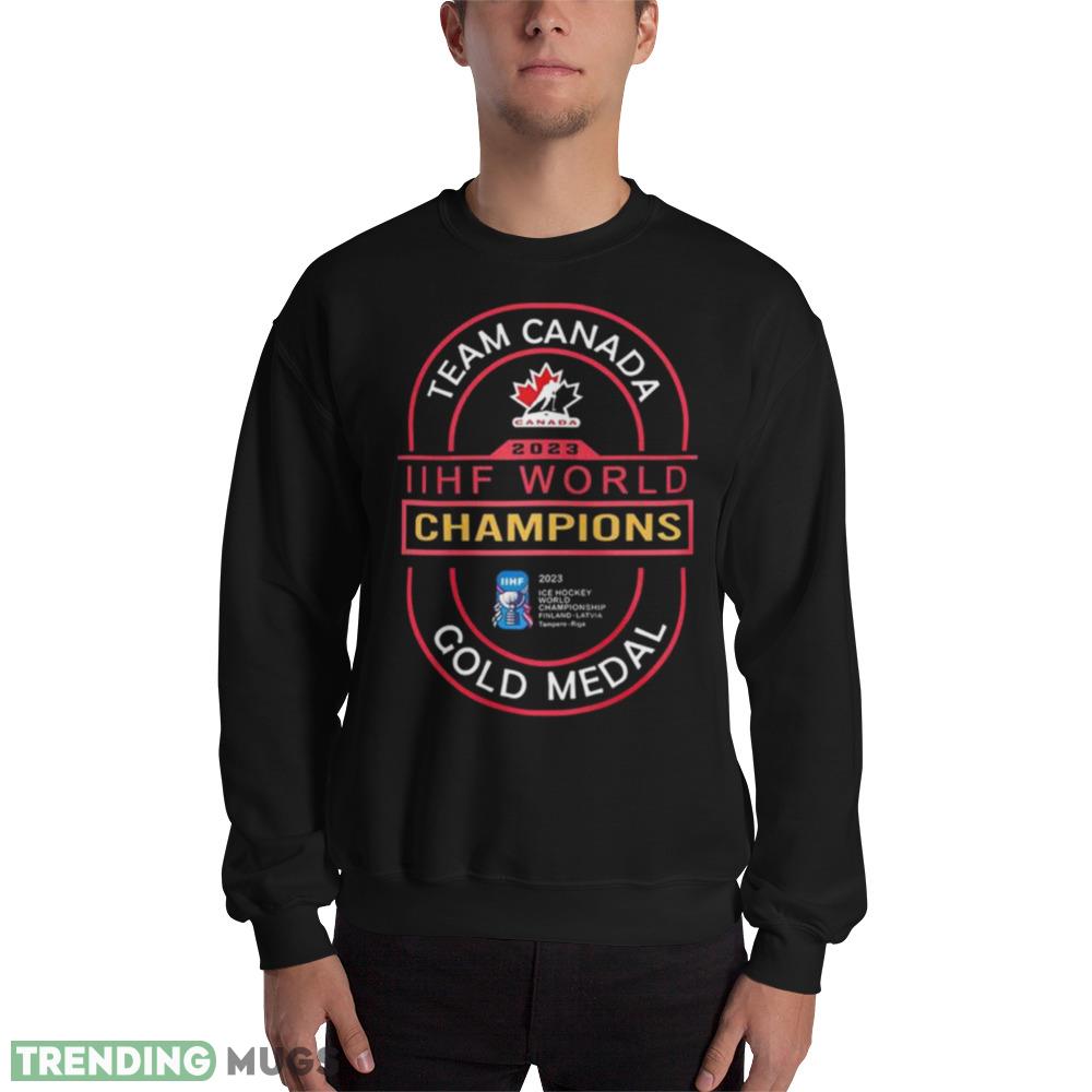 Team Canada 2023 IIHF World Champions Gold Medal shirt - 18000 Unisex Heavy Blend Crewneck Sweatshirt Team Canada 2023 IIHF World Champions Gold Medal shirt - 18000 Unisex Heavy Blend Crewneck Sweatshirt