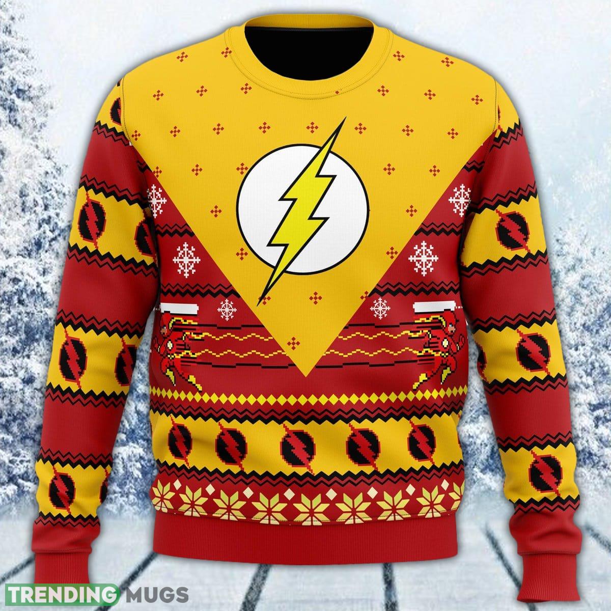 The Flash Ugly Sweater Men And Women Gift For Christmas - The Flash Ugly Christmas Sweater_1 The Flash Ugly Sweater Men And Women Gift For Christmas - The Flash Ugly Christmas Sweater_1