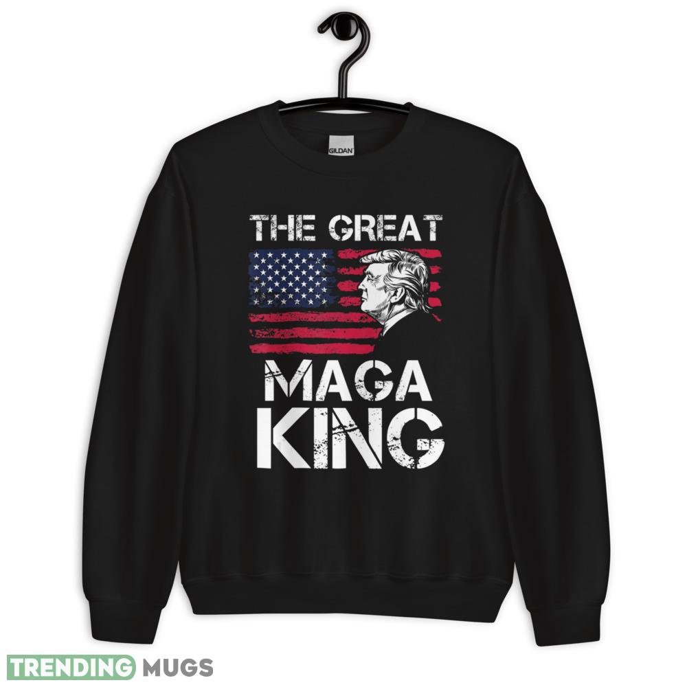 The Great Maga King Donald Trump T Shirt - 18000 Unisex Heavy Blend Crewneck Sweatshirt The Great Maga King Donald Trump T Shirt - 18000 Unisex Heavy Blend Crewneck Sweatshirt