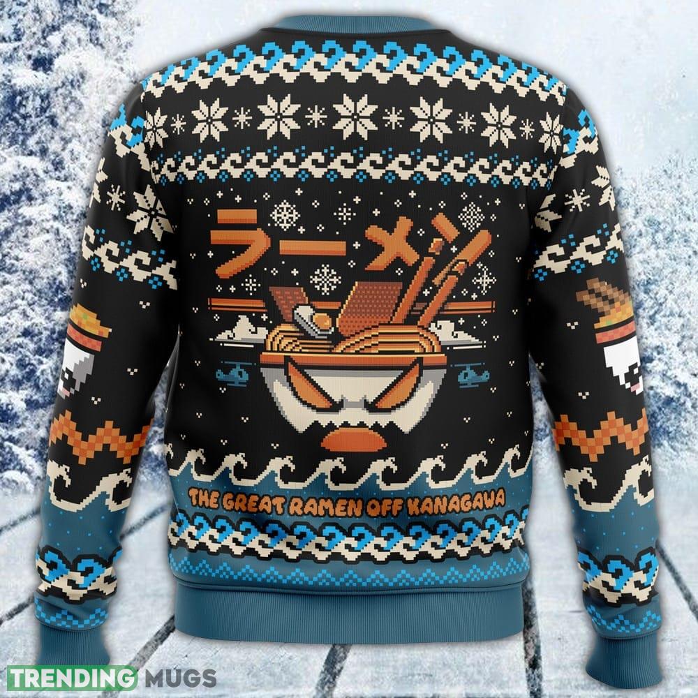 The Great Ramen Off Kanagawa Ramen Ugly Sweater Men And Women Gift For Christmas 3D Sweater The Great Ramen Off Kanagawa Ramen Ugly Sweater Men And Women Gift For Christmas 3D Sweater