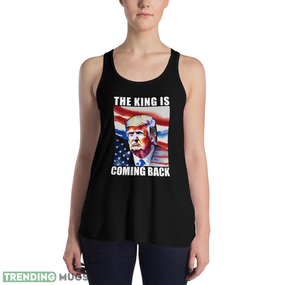 The King Is Coming Back Donald Trump 2024 Essential T Shirt Dark Shirt The King Is Coming Back Donald Trump 2024 Essential T Shirt Dark Shirt